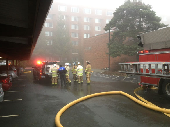 Tacoma fire fighters responded to a fire at the Life Manor Independent Living facility early Tuesday morning. (PHOTO COURTESY TACOMA FIRE DEPARTMENT)