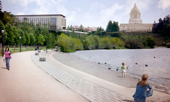 A design image for the Washington State Heritage Center. (IMAGE COURTESY WASHINGTON SECRETARY OF STATE)