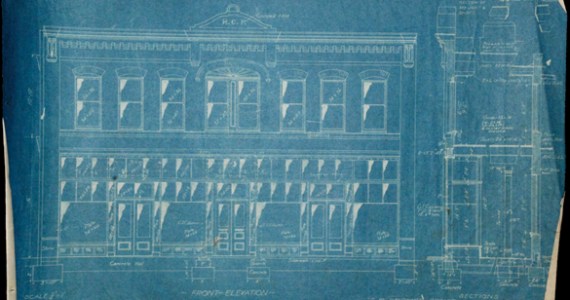 Pochert Building blueprint. (PHOTO COURTESY HISTORIC TACOMA)
