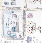 Lowell Elementary School students prepared more than a dozen hand-drawn maps of the area and the section of the street to be renamed. (IMAGE COURTESY LOWELL ELEMENTARY SCHOOL)