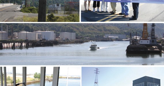 Last June, representatives from the City of Tacoma and the Port of Tacoma gathered on the west side of the Blair Waterway for a ribbon-cutting ceremony to celebrate the official re-opening of the Hylebos Bridge. (FILE PHOTOS BY TODD MATTHEWS)