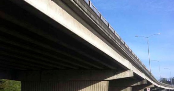 The City of Tacoma was awarded a $3 million grant from the Federal Highways Administration to provide a cement concrete overlay to the Union Avenue Viaduct to repair the bridge deck surface. (FILE PHOTO BY TODD MATTHEWS)