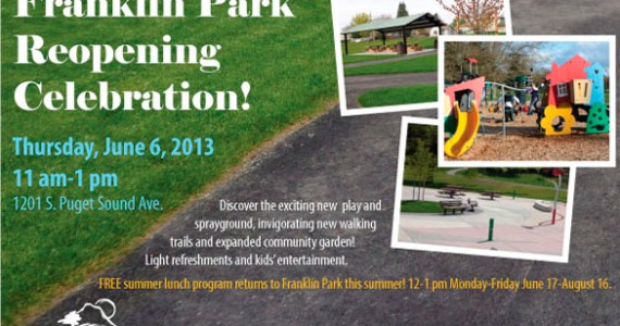 Tacoma's Franklin Park reopens June 6 with new sprayground, walking trails