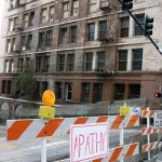 The former Luzon Building in downtown Tacoma, which was designed by two famous Chicago architects, constructed in the 1890s, and demolished in 2009 after the City of Tacoma deemed the historically significant building a safety hazard for fear it would collapse after decades of neglect. (FILE PHOTO BY TODD MATTHEWS)
