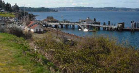 Steilacoom's shoreline includes the Pierce County Ferry terminal. The Washington State Department of Ecology has approved the town of Steilacoom's comprehensively updated shoreline master program, which governs the protection, use and development of 2.6 miles of marine shoreline and 1.1 miles of stream shores in the town. (PHOTO COURTESY WASHINGTON STATE DEPARTMENT OF ECOLOGY)