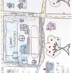 Lowell Elementary School students prepared more than a dozen hand-drawn maps of the area and the section of the street to be renamed. (IMAGE COURTESY LOWELL ELEMENTARY SCHOOL)