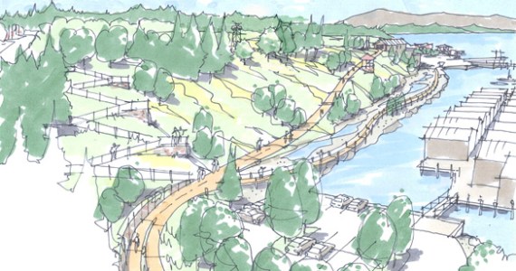 Washington State has awarded $3 million to Metro Parks Tacoma to develop the final half-mile of a seven-mile waterfront trail from downtown Tacoma to Point Defiance Park, and to build an estuary and boardwalk in Point Defiance Park. (IMAGES COURTESY METRO PARKS TACOMA / WASHINGTON STATE RECREATION AND CONSERVATION OFFICE)