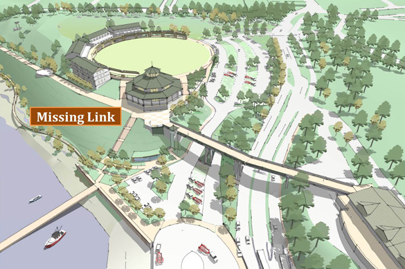 Washington State has awarded $3 million to Metro Parks Tacoma to develop the final half-mile of a seven-mile waterfront trail from downtown Tacoma to Point Defiance Park, and to build an estuary and boardwalk in Point Defiance Park. (IMAGES COURTESY METRO PARKS TACOMA / WASHINGTON STATE RECREATION AND CONSERVATION OFFICE)