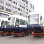 SUMMER 2002 | Three vehicles destined for Tacoma's Link light rail system left the Skoda manufacturing facility in the Czech Republic. (TACOMA DAILY INDEX FILE PHOTO / COURTESY SOUND TRANSIT)