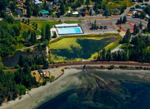 An aerial view of Titlow Lagoon in Tacoma. (PHOTO COURTESY WASHINGTON STATE DEPARTMENT OF ECOLOGY)