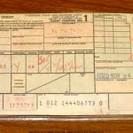 The boarding pass from the FBI case file on Dan “D.B.” Cooper. The hijacker paid $20 on Nov. 24, 1971, to board Northwest Airlines flight 305 to Seattle. (PHOTO COURTESY WASHINGTON STATE HISTORICAL SOCIETY)