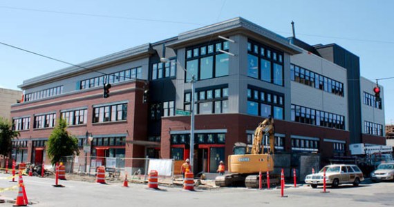 An August 2013 photograph shows progress on the new three-story, 54,000-square-foot, $26 million Hilltop Regional Health Center. (PHOTO COURTESY COMMUNITY HEALTH CARE)
