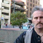 Tacoma political cartoonist Stuart Neiman. (PHOTO BY TODD MATTHEWS)