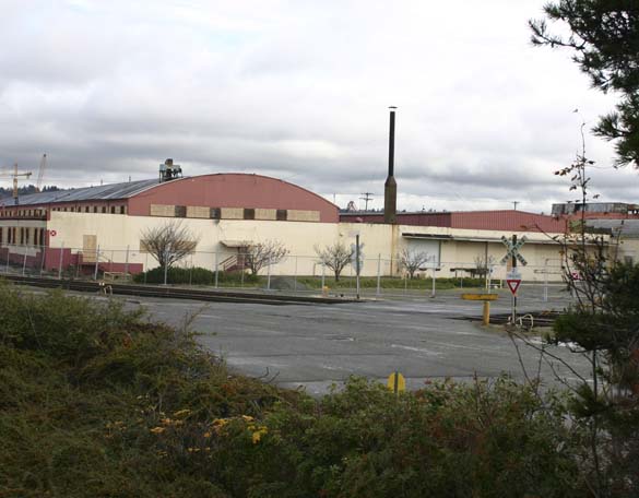 The Port of Tacoma plans to raze an old warehouse that once served two major Tacoma employers -- Washington Steel Products and Brown & Haley -- over six decades. (PHOTO BY TODD MATTHEWS)