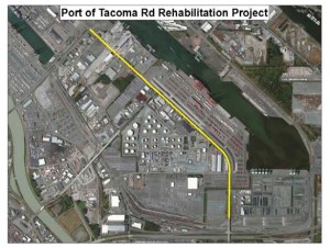 Crews to conduct preliminary work on Port of Tacoma Road rehab project