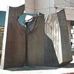 The publicly-owned bronze sculpture "Sun King" was created in 1976 by Oregon artist Thomas Morandi. It was originally installed outside the former Sheraton Hotel in downtown Tacoma (pictured). Five years ago, however, it was placed in storage to make way for a new sculpture. "Sun King" could be put on display again, this time at a park near Thea Foss Waterway. (IMAGE COURTESY CITY OF TACOMA)