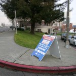 South 17th Street in downtown Tacoma is cut off between Broadway and South Commerce Street by a small greenspace, (PHOTO BY TODD MATTHEWS)