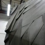 Tacoma's 'Sun King,' a three-ton, 15-foot-tall, 22-foot-wide steel frame sculpture by Corvallis, Ore., artist Tom Morandi is being stored at the City of Tacoma's Fleet Operations Headquarters. It sat near the corner of Broadway and South 13th Street for three decades before it was placed in storage seven years ago to make way for a new piece of public art. (PHOTO BY TODD MATTHEWS)