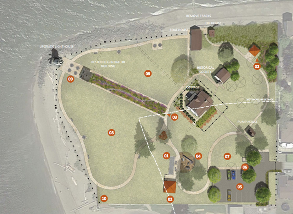 3 design plans unveiled for Browns Point Lighthouse Park improvement project