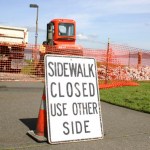 In April, area visitors noticed safety barricades were in place around the sculpture while the contractor spent several weeks completing restoration work on the Children's Bell sculpture. (PHOTO BY TODD MATTHEWS)