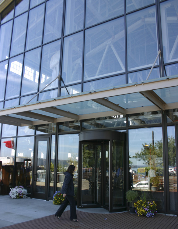 Historic preservation advocates and elected officials gathered at Tacoma's Foss Waterway Seaport Monday morning to support proposed legislation to create a National Maritime Heritage Area in the State of Washington. (PHOTO BY TODD MATTHEWS)
