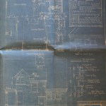 An old Girl Scout Cookie box found in the Shaw House contained some of the architect's original drawings, designs, correspondence, notes, business cards, and contracts. (IMAGE COURTESY SUSAN JOHNSON / ARTIFACTS CONSULTING)