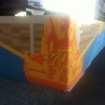 Public mural takes shape beneath Tacoma's Murray Morgan Bridge