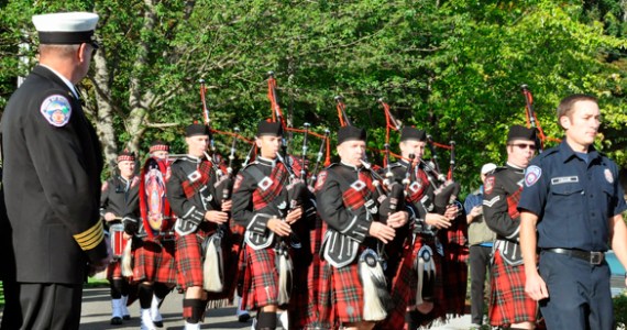 The Tacoma Fire Department hosted a public remembrance ceremony at Marine Park along Ruston Way Thursday morning to mark the 13th anniversary of the 9/11 tragedy. (PHOTO COURTESY TACOMA FIRE DEPARTMENT)