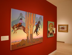 The Haub Family Collection includes 295 works of Western American art dating back to circa-1800 by artists such as E. Martin Hennings, Georgia O'Keeffe, Tom Lovell, and John Clymer (among others). (PHOTO BY TODD MATTHEWS)
