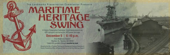 Big band jazz, swing dancing at historic Foss Waterway Seaport Dec. 5