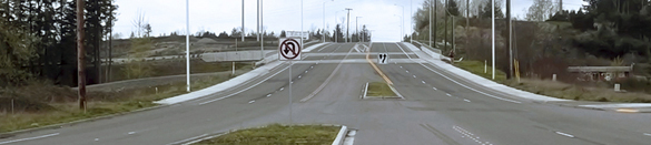 Over the past 18 years, Pierce County has completed nearly $72 million in road improvements along a six-mile stretch of 176th Street East between B Street East and State Route 161. The work has included widening portions of the roadway to add additional lanes, installing new lights and traffic signals, adding sections of sidewalks and medians, and constructing a new railroad crossing bridge, among other improvements. (PHOTO COURTESY PIERCE COUNTY)