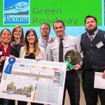 KPG received the top award for its work on a green roadway in the South Tacoma Way business district as part of the Tacoma Green Infrastructure Challenge competition. (PHOTO COURTESY CITY OF TACOMA)