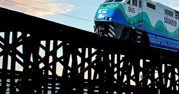 Sound Transit plans to replace the century-old wooden single-track railroad trestle at Tacoma Dome Station with a modern, double-track bridge. (IMAGE COURTESY SOUND TRANSIT)
