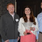 Targa Sound Terminal's Linda Troeh, Jeremiah Jones, Bett Lucas, and Justin Ranes accepted the 11th Annual Tahoma Environmental Business Award from the Tacoma-Pierce County Chamber in 2013. (PHOTO COURTESY TACOMA-PIERCE COUNTY CHAMBER)
