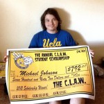 Aspiring artist Michael Johnson was awarded the Young Cartoonist of the Future scholarship from Tacoma-based Cartoonist's League of Absurd Washingtonians in 2012. (PHOTO COURTESY C.L.A.W.)