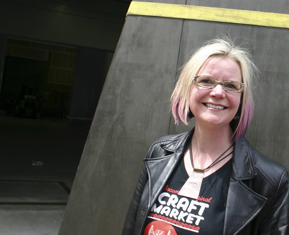 "Andy [Warhol] said he wants to see the Tacoma Dome as a flower," says City of Tacoma Arts Administrator Amy McBride. She supports an effort to cover the roof of the downtown arena with a flower designed by the late Pop artist. "I think we should fulfill his wishes." (FILE PHOTO BY TODD MATTHEWS)