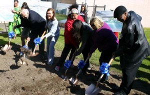 The City of Tacoma and Metro Parks Tacoma hosted a groundbreaking ceremony Thursday to mark the beginning of a $7.6 million project that will create a swimming pool and aquatics facility at the People's Community Center in Tacoma's Hilltop neighborhood. (PHOTO BY TODD MATTHEWS)