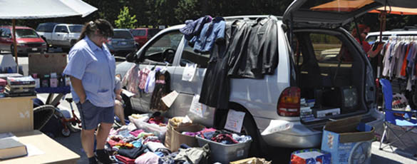 Pierce County Parks and Recreation'S annual 'Junk in Your Trunk' event at Sprinker Recreation Center in Tacoma. (PHOTO COURTESY PIERCE COUNTY)