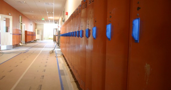 A $6.9 million renovation of the former John R. Rogers Elementary School in Tacoma will turn the three-story, 108-year-old building into Destiny Middle School. The charter school will open in August with approximately 200 sixth-grade students. (PHOTO BY TODD MATTHEWS)