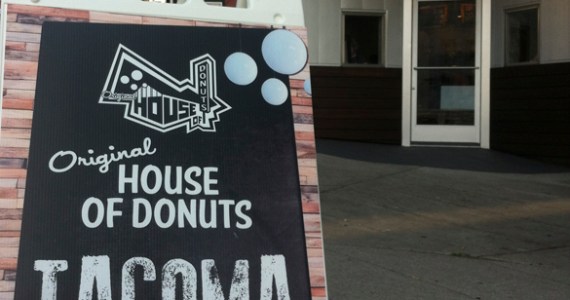 Original House of Donuts opened Wednesday morning in downtown Tacoma. (PHOTO BY TODD MATTHEWS)