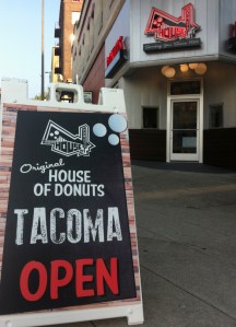 Original House of Donuts opened Wednesday morning in downtown Tacoma. (PHOTO BY TODD MATTHEWS)