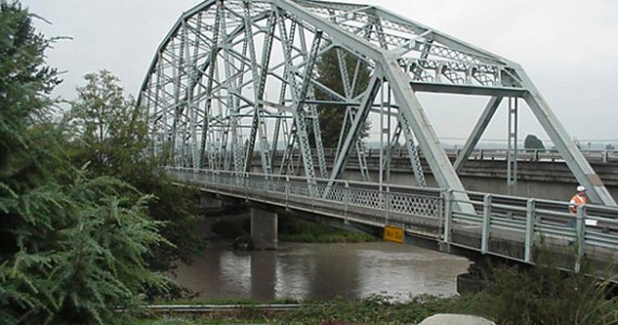 The steel truss, northbound State Route 167 Puyallup River Bridge, built in 1925, was replaced this summer because it reached the end of its useful life, according to WSDOT officials. (PHOTO COURTESY WSDOT)