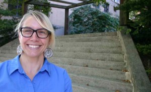 "I am a very lucky person," says Spaceworks Tacoma Program Manager Heather Joy. "I get to work with amazing artists and people who are trying to make Tacoma better." (PHOTO BY TODD MATTHEWS)