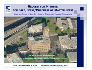 City of Tacoma issues RFI for Old City Hall