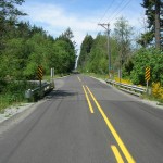 Pierce County closed access to the Lacamas Creek Bridge for approximately 10 weeks beginning in July in order to replace the two-lane, 65-year-old span. (PHOTO COURTESY PIERCE COUNTY)