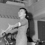 Elmer Ogawa was at The Colony nightclub in downtown Seattle on Dec. 6, 1957, to photograph one of Pat Suzuki's sold-out performances. (ELMER OGAWA PHOTOGRAPH / COURTESY UNIVERSITY OF WASHINGTON SPECIAL COLLECTIONS)