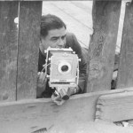 Photographer Elmer Ogawa in Seattle circa 1950s. (ELMER OGAWA PHOTOGRAPH / COURTESY UNIVERSITY OF WASHINGTON SPECIAL COLLECTIONS)