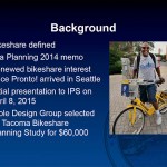**UPDATE** Bikeshare Planning Study briefing Jan. 13 at Tacoma City Hall