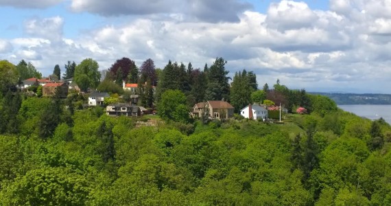 A view of Tacoma; Sambuca won't be as green as Tacoma, but the price is right.  Photo: Morf Morford