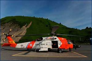 An MH60 helicopterImage courtesy US Coast Guard